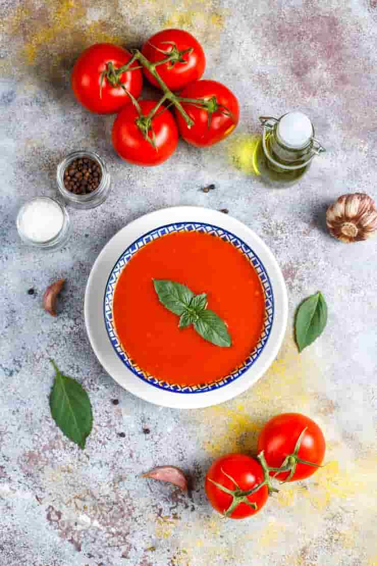 تصویر 1 از قیمت خرید سوپ نیمه آماده گوجه فرنگی عمده و به صرفه و ارزان